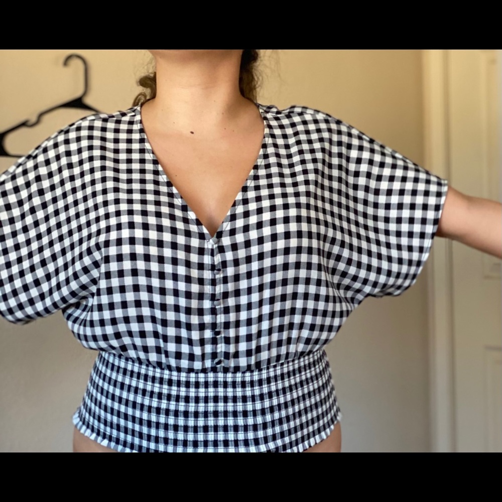 Checkered Blouse - Picture 2 of 2
